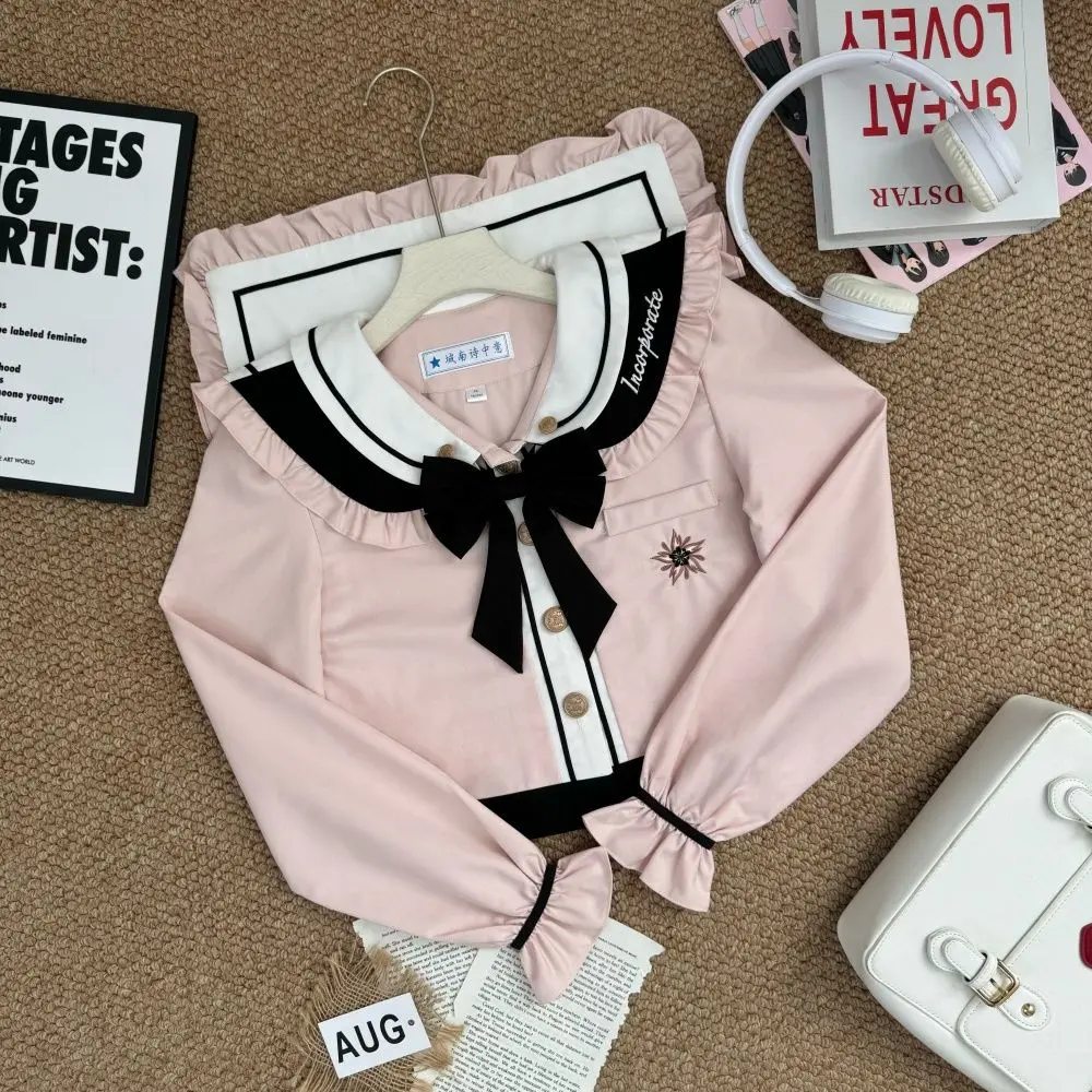 JK Uniforme Giapponese Coreano Vestito Da Marinaio College a maniche lunghe a maniche corte Uniforme Scolastica Carino Gioco di Ruolo Ragazze Stagioni