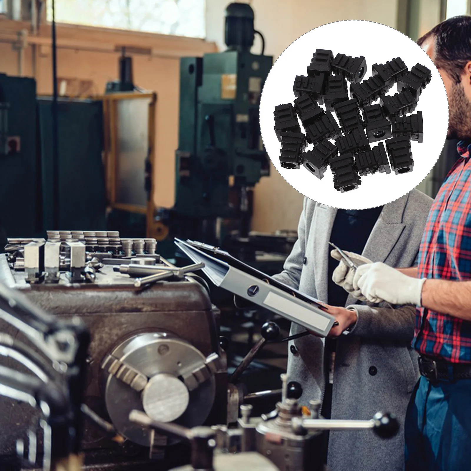 

20pcs Hole Plugs Adjustable Slot Fitting For Furniture Black Durable Easy Install Cover Unused Holes Bolt Caps Covers