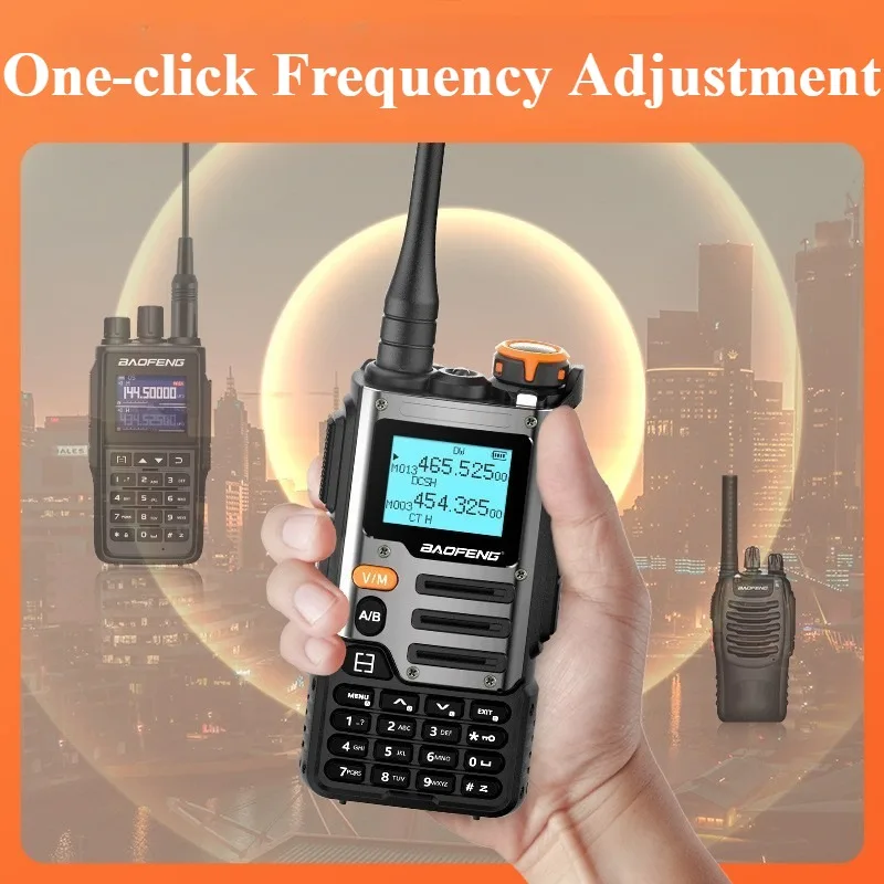 Baofeng BF-K68 جهاز اتصال لاسلكي 6-band TYPE-C خارجي عالي الطاقة جهاز اتصال لاسلكي 5 كم 2 طريقة راديو Baofeng Marine Radio Comunicador