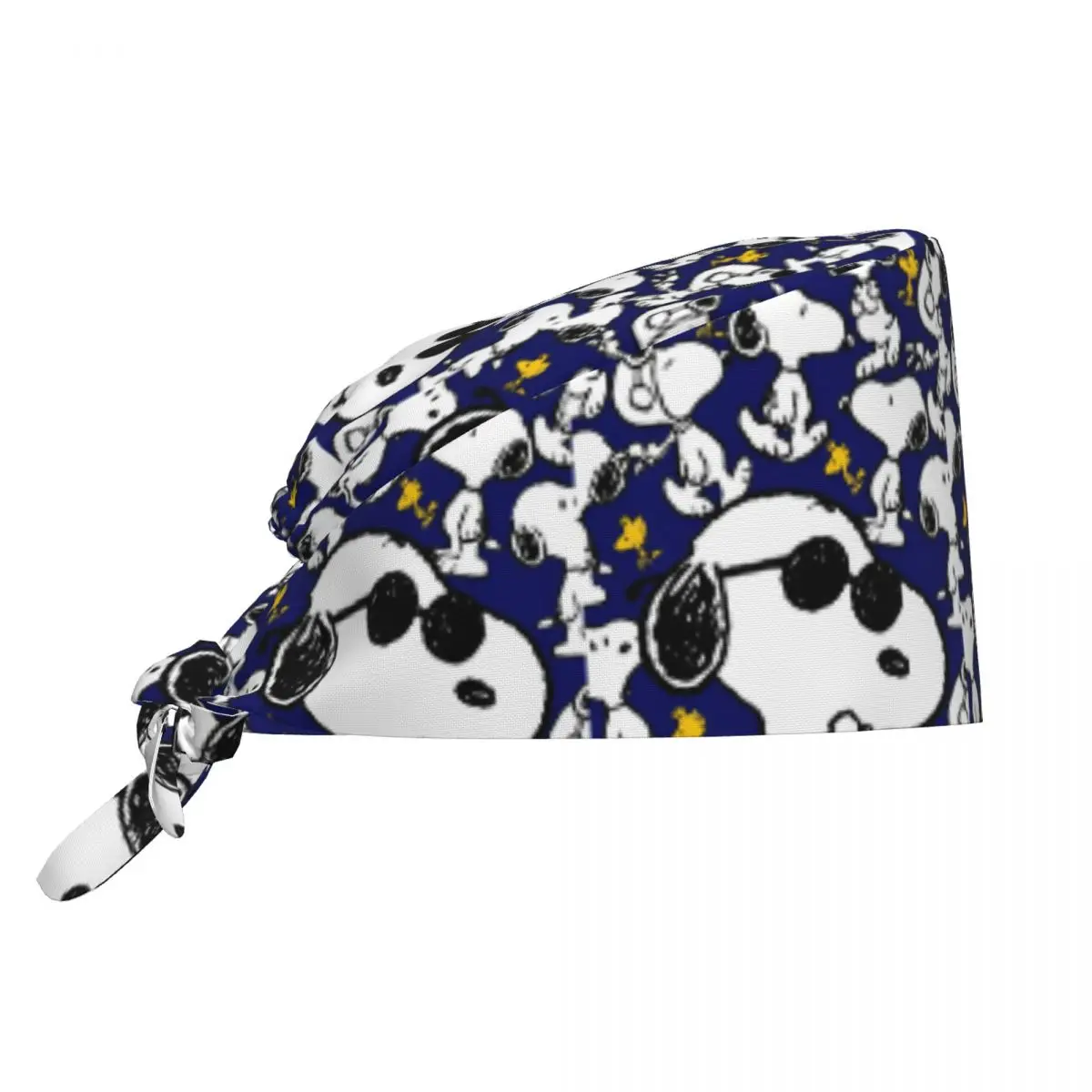 Snoopy Collage belleza mascota veterinario gorra quirúrgica dibujos animados mascota cuidado agencia veterinario trabajo médico sombreros gorra Casual Unisex     Gorro exfoliante