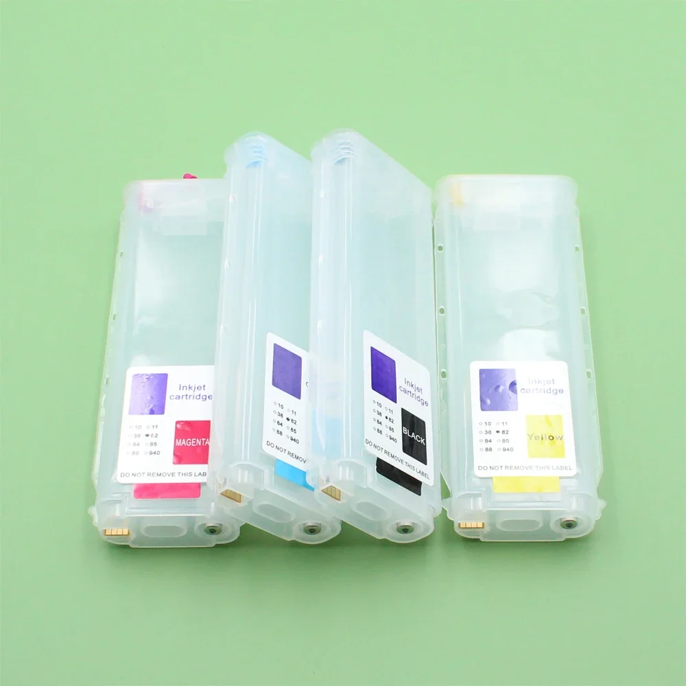 69ML 130ML 280ML HP10 82 Refillable Ink Cartridge With Chip For HP Designjet 510 500 800 500Ps 800Ps 510ps Plus Printers