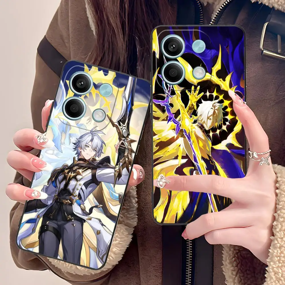 

Чехол для телефона Honkai Star Rail Phainon для POCO M7 M6 M5 M4 M3 X7 X6 X5 X4 X3 Pro GT 5G с цветным принтом, красивый роскошный чехол