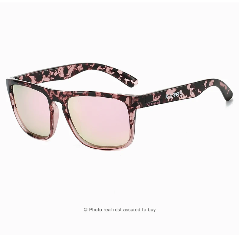 KAROS Polarisierte Sonnenbrille für Herren/Damen, Camo-Rahmen, UV400-Schutz zum Fahren, Angeln, Radfahren – Detail 26