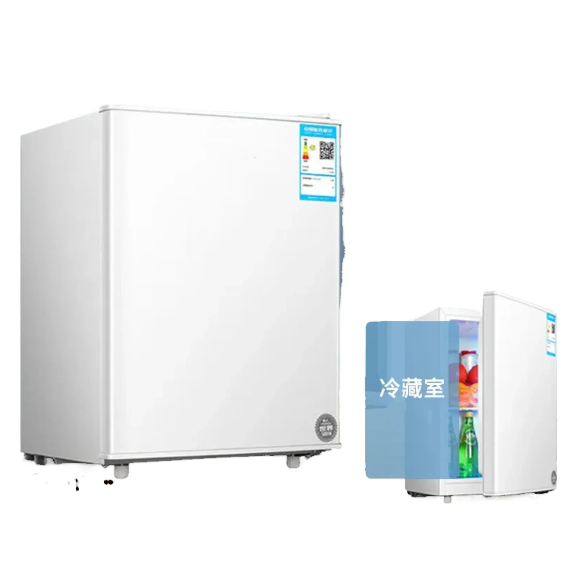 Frigorífico Frigorífico 50 litros Mini portátil Moda Pequeños Refrigerador Mini Bar Frigorífico Con para uso doméstico