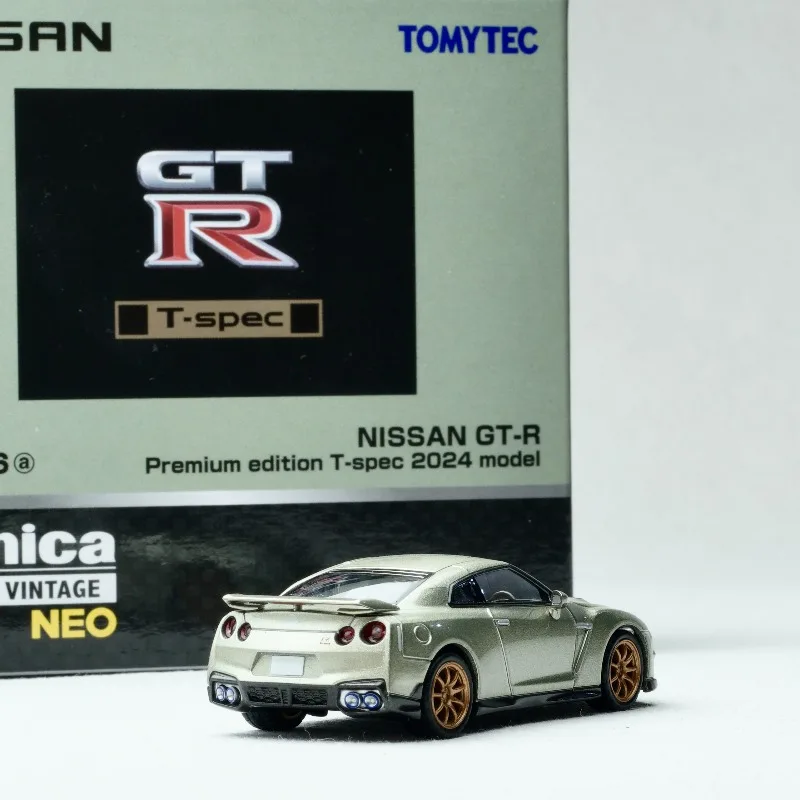 حقيقي في المخزون TAKARA TOMY TOMYTEC TLV 1/64 N316a GT-R R35 T-Spec سبيكة موتور مركبة دييكاست نماذج مجموعة ألعاب السيارات #3