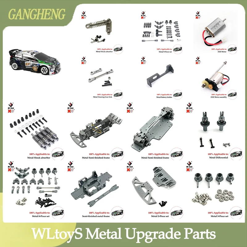 

WLtoys 1/28 K989 284161 284010 284131 K969 K929 K939 Запчасти для радиоуправляемых автомобилей металлический обновленный Тяговый стержень рулевой стакан и т. д. автомобильные аксессуары