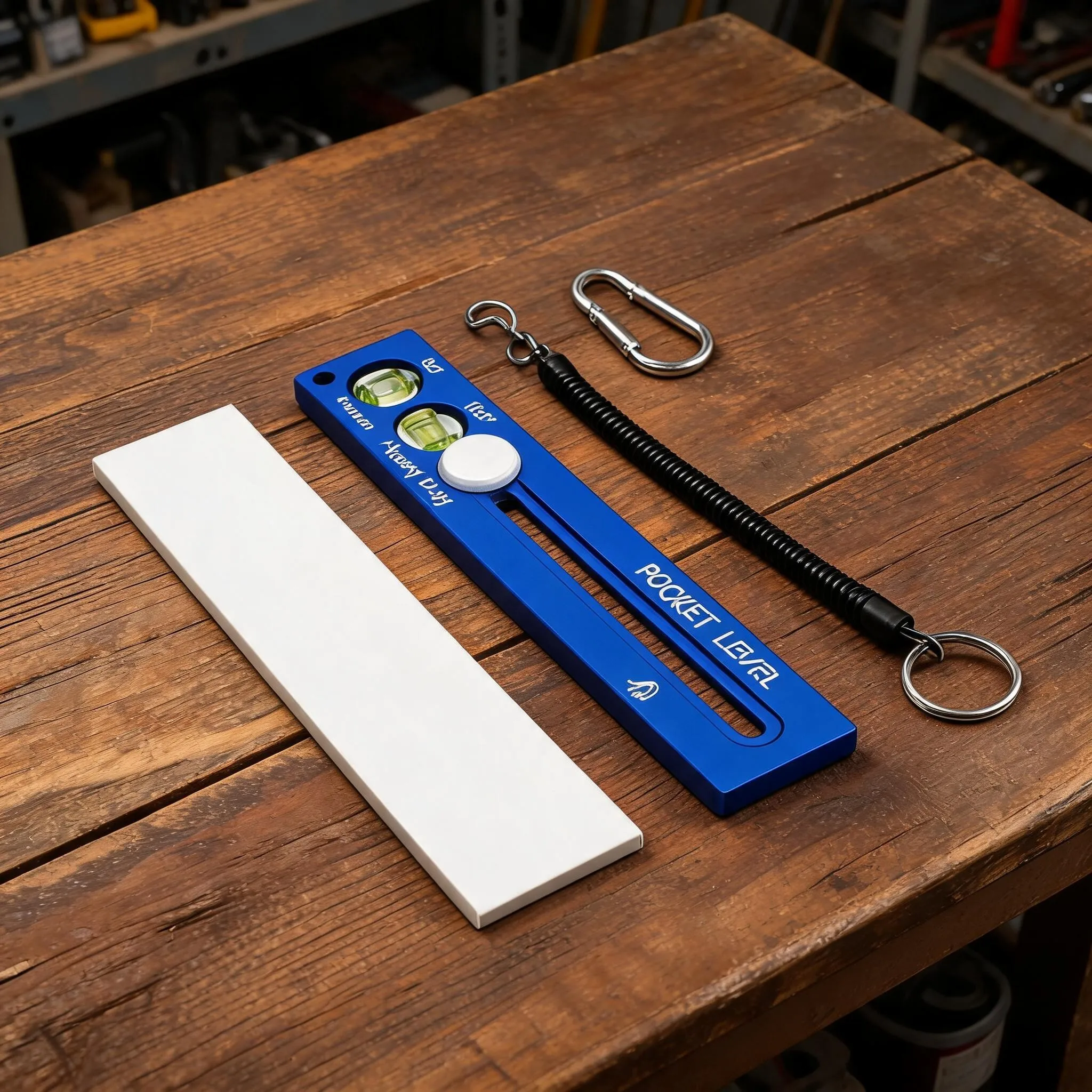 Three-function Aluminum Pocket Level Ruler: Precision Tool For Carpentry & DIY Magnetic Convenience And Folding Design