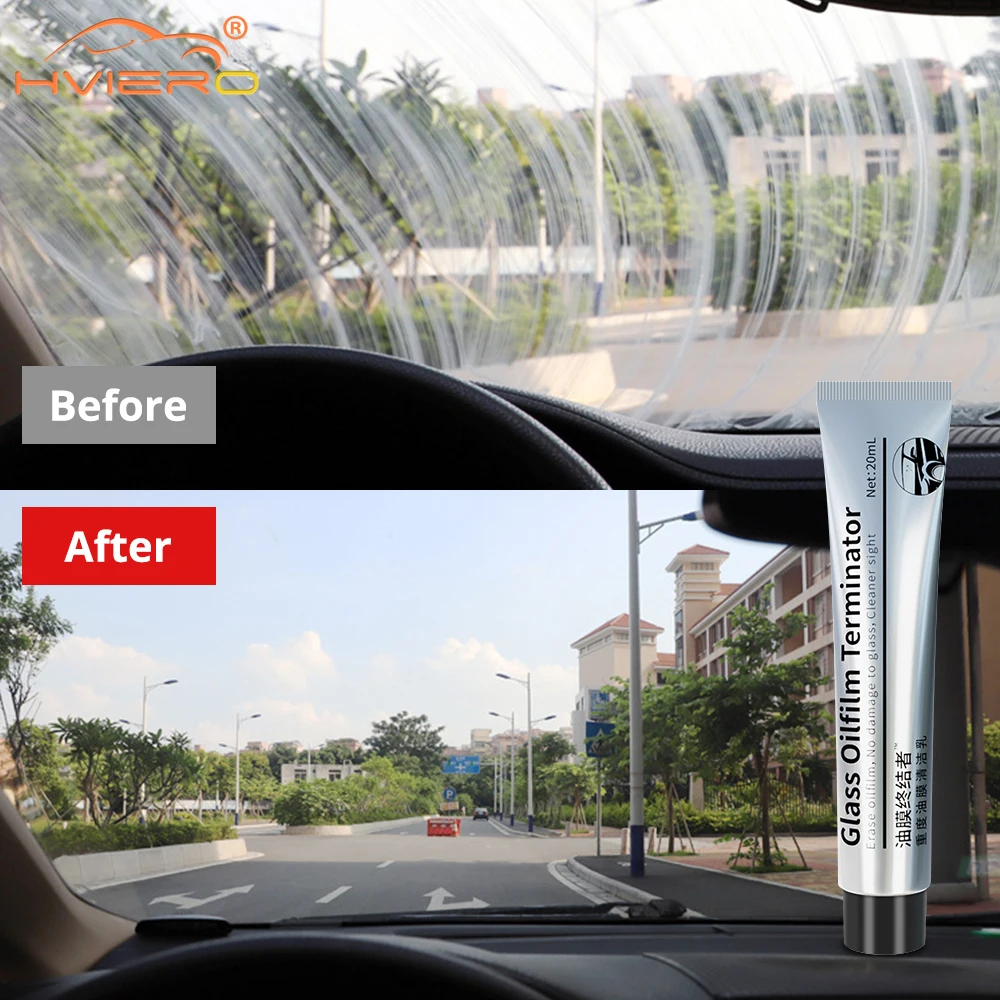 Windshield Oil Film Remover Automotive Beauty Cleaning Power Strong Decontamination Heavy Fast Window Surface Deposition Smooth