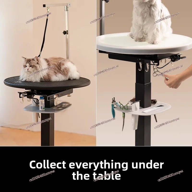 Pneumatic pet grooming table Pet store cat and dog shearing air pressure lifting table