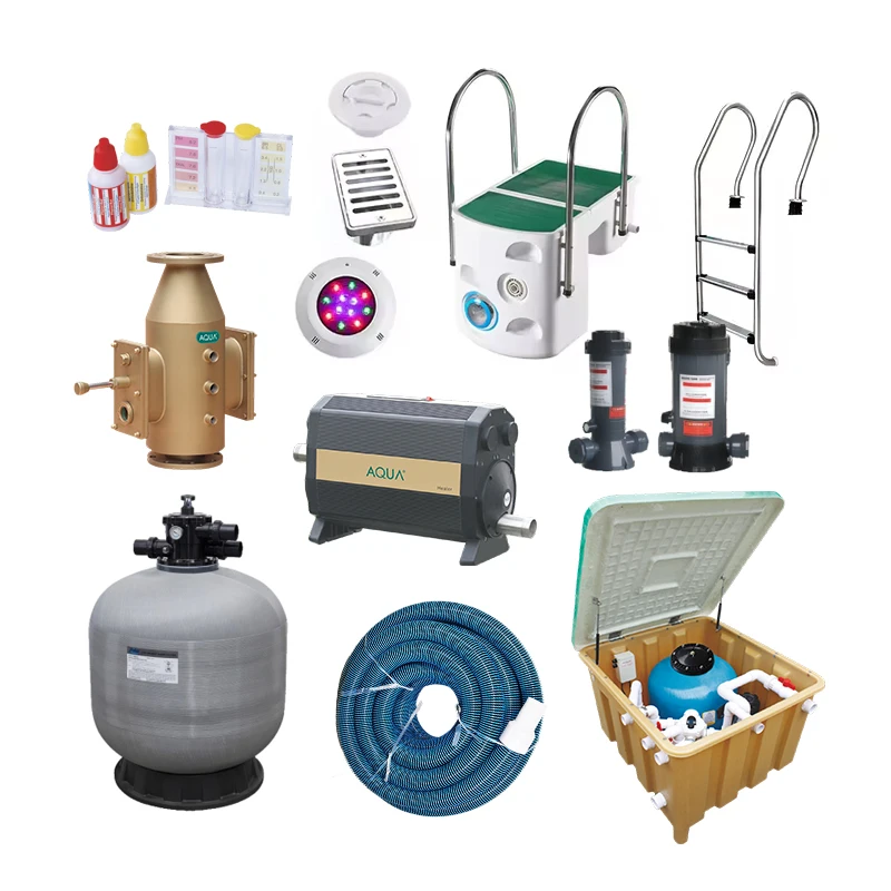 Factory Direct Pool Water Treatment Equipment Swimming Pool Filtration System Full Set Pool Equipment And Accessories