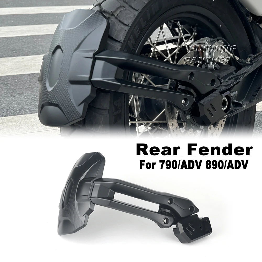 

Motorcycle Accessories Rear Wheel Hugger Mudguard Rear Fender Mudflap Guard For 790 890 ADV Adventure 790adv 890adv 2018-2024