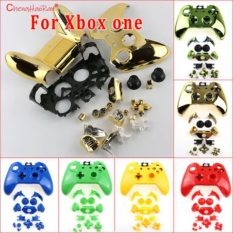 1set for Xbox One Wireless Controller Shell Kit Housing Shell Full Set Faceplates Mod Kit Buttons and Inner Frame