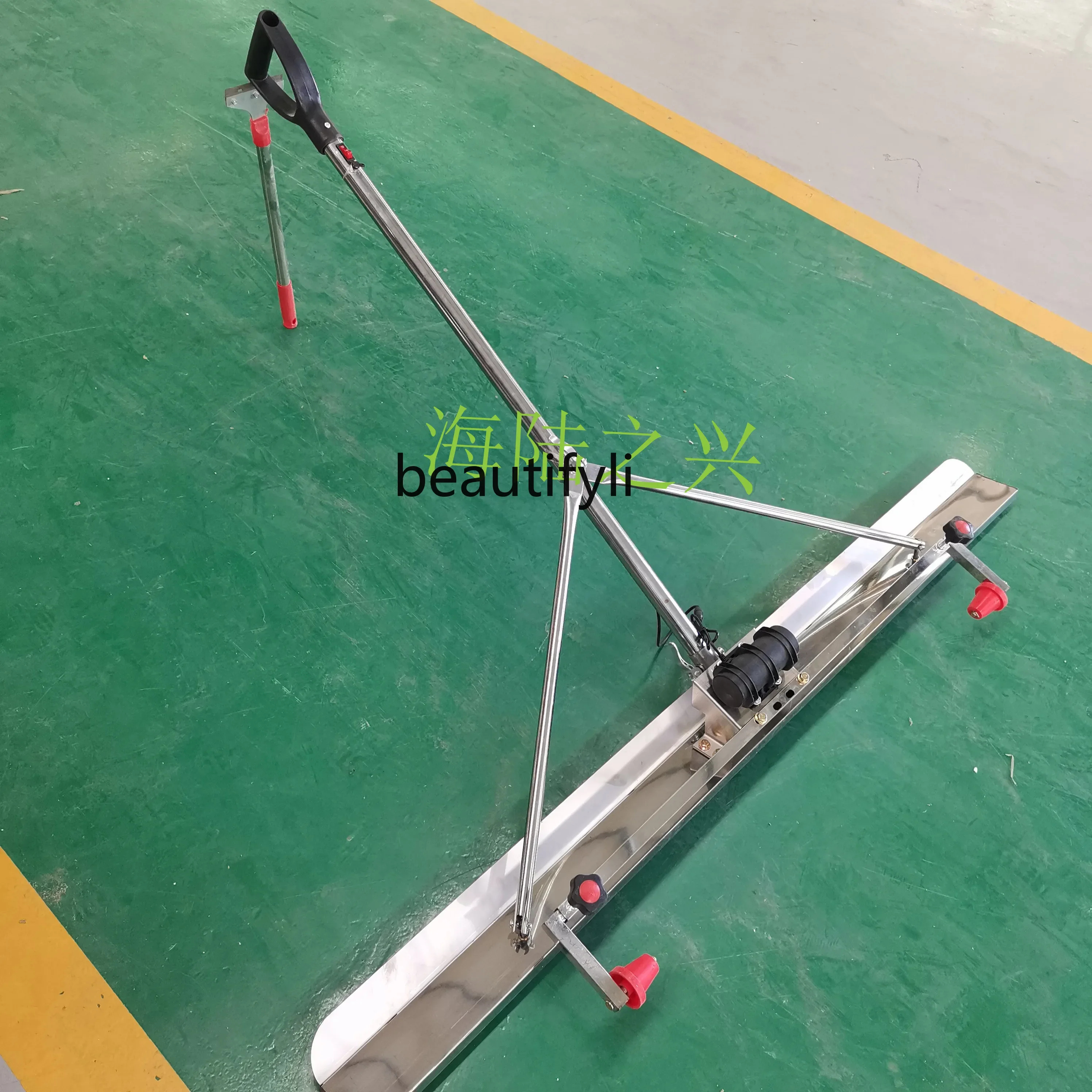 FGPiccola livellatrice elettrica per pavimenti in cement Laminatrice a vibrator Righello vibrante elettrico al litio per calc
