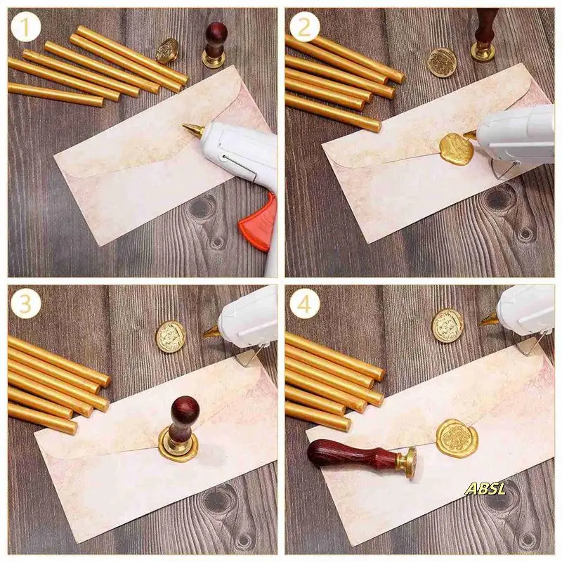 

40 шт. восковые палочки для запечатывания клея, термоклеевые палочки для сургучной печати, письма, свадебных приглашений, открыток на день рождения