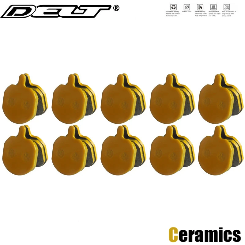 

DELT 10 Pair Ceramics Bicycle Disc Brake Pads For HAYES Sole MX2 MX3 MX4 MX5 CX5 GX-C GX2 JAK-5 BENGAL HELI X3 MTB BIKE Parts