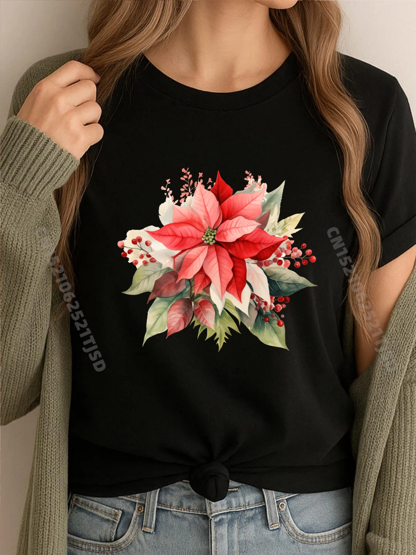 

Рождественские футболки с рисунком Мужская одежда Рождество