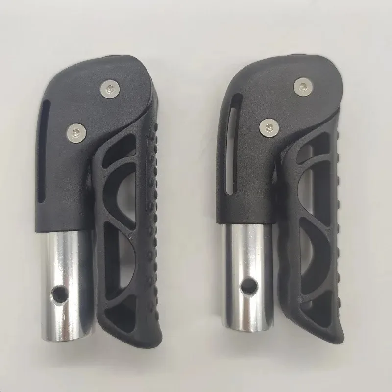 

【Best-selling】Sports Wheel chair Accessories Folding Plastic Handle With Button Structure Durable Whe elchair Accessories