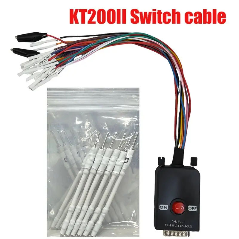【RECOMENDAR】KT200II Switch Cable Kit For ECUHELP KT200 KT200II OBD2 ECU Programmer Tools- Car Truck OBD/In-Boot Jtag
