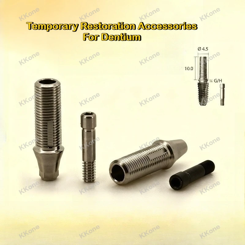 

10Pcs Third-Party Temporary Restoration Abutment For Dentium Dental Clinic Implant Supplies