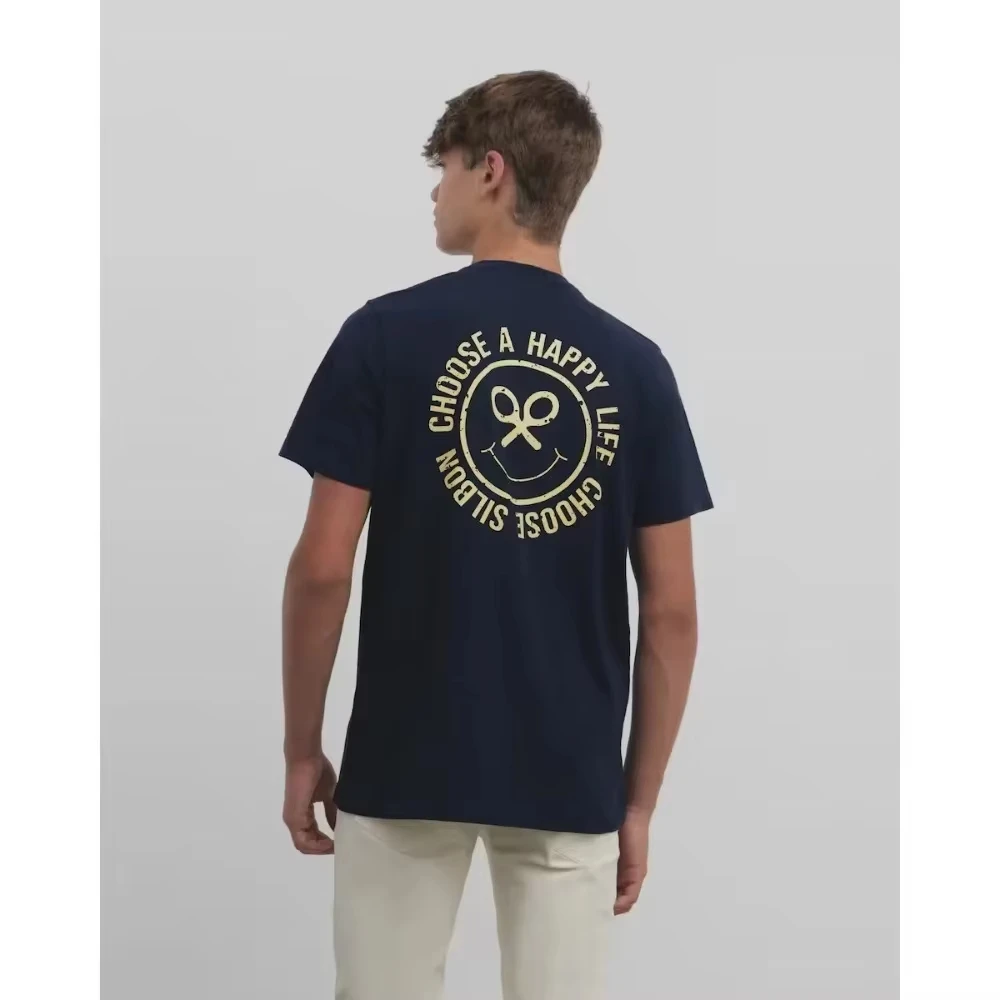

SILBON Fashion T-shirt for Men Y2K Tops Harajuku Luxury Brand Letter Printing Tee Summer Short Sleeve Tee Redtube