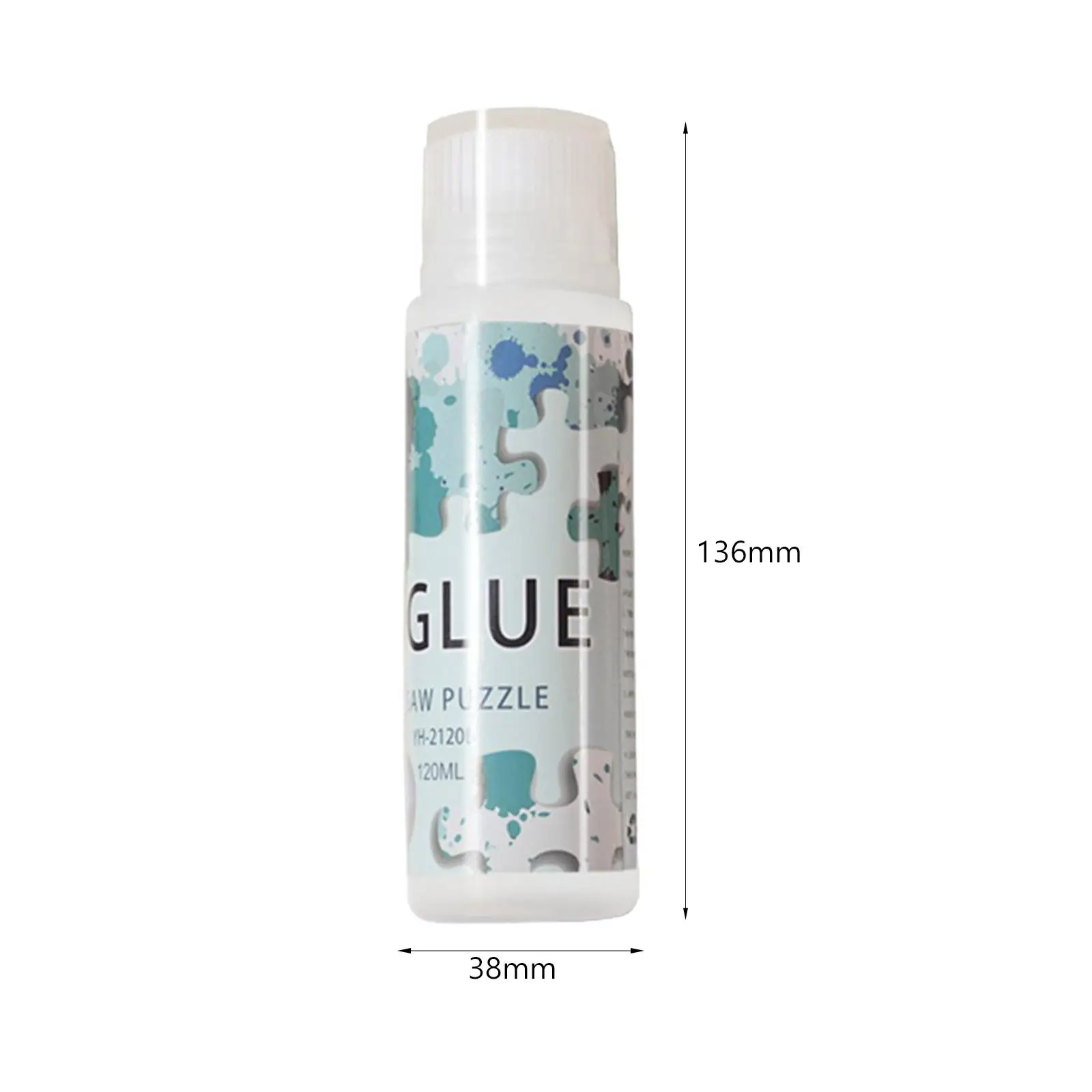 Colle pour puzzle, 120 ml PVA pour adultes et enfants, colle artisanale pour puzzle, économiseur de colle, accessoires pour artisanaux, papier et bois