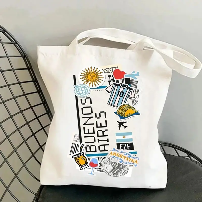 Airplane Ticket 3D Printed Shoulder Bags Graphic Tote Harajuku Shopper Bag Women Female Funny Large-capacity Canvas Shopping Bag