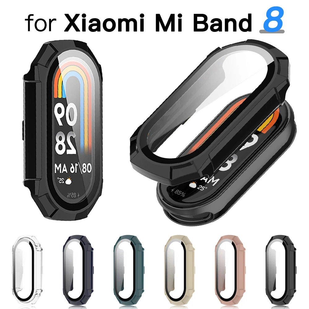 

Защитная пленка для Xiaomi Mi Band 8, Защитная пленка для экрана, закаленное стекло для Miband 8, аксессуар для бампера