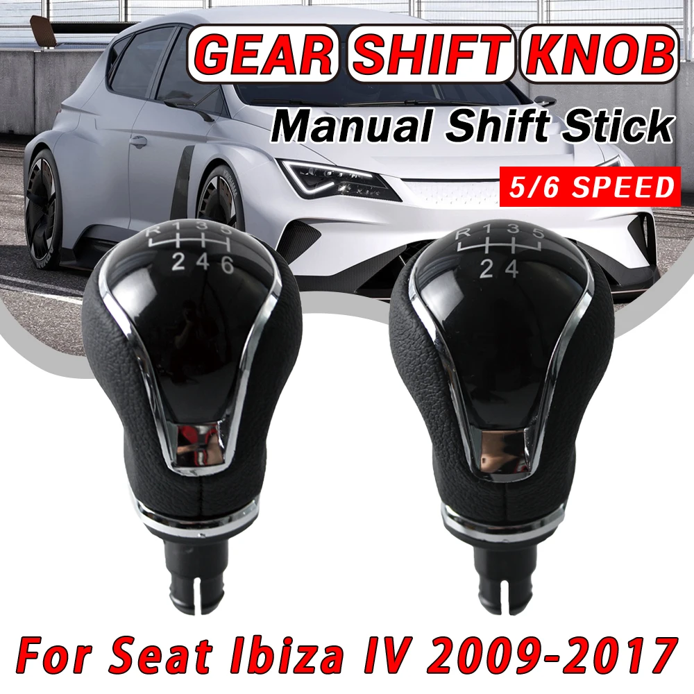    Nuevo Producto: Funda para Palanca de Cambios y Cubrebotas para Seat Leon III 3 MK3 2012-2020, Accesorio de Repuesto para Automóvil