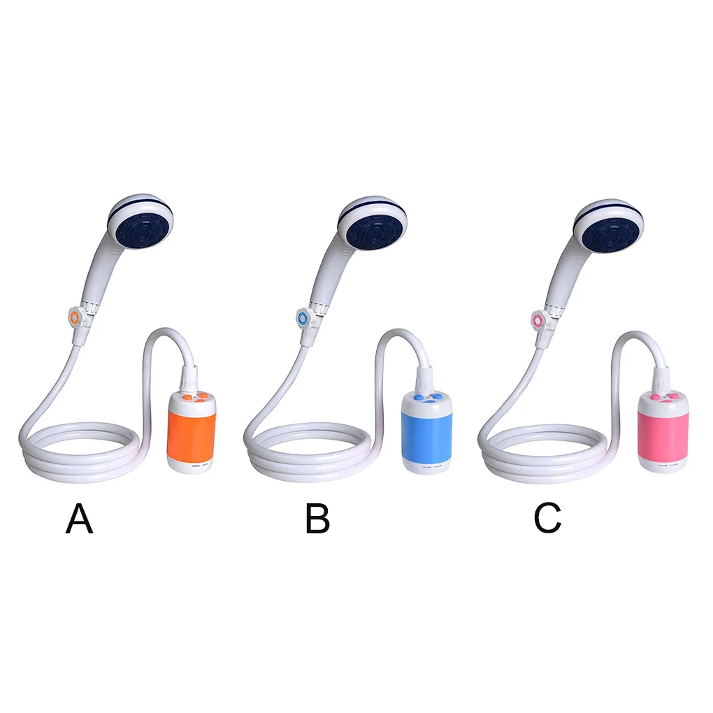 

Pet Car Washer Portable Rechargeable Camping Showerhead Cleaning Pink
