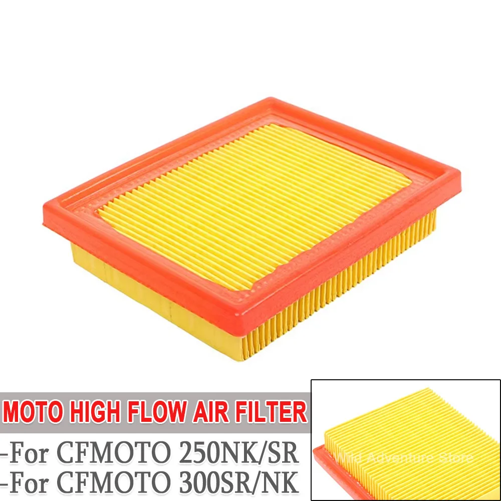 

Motorcycle High Flow Air Filter For CFMOTO SR250 NK250 250NK 250SR CF250-A 300NK 300SR Engine Intake Cleaner Element Accessory