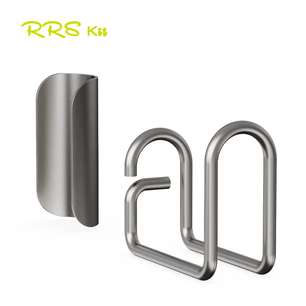 For Brompton Titanium Protector Rear fork titanium protection plate Protection sticker E buckle Titanium Alloy GR5\\TC4