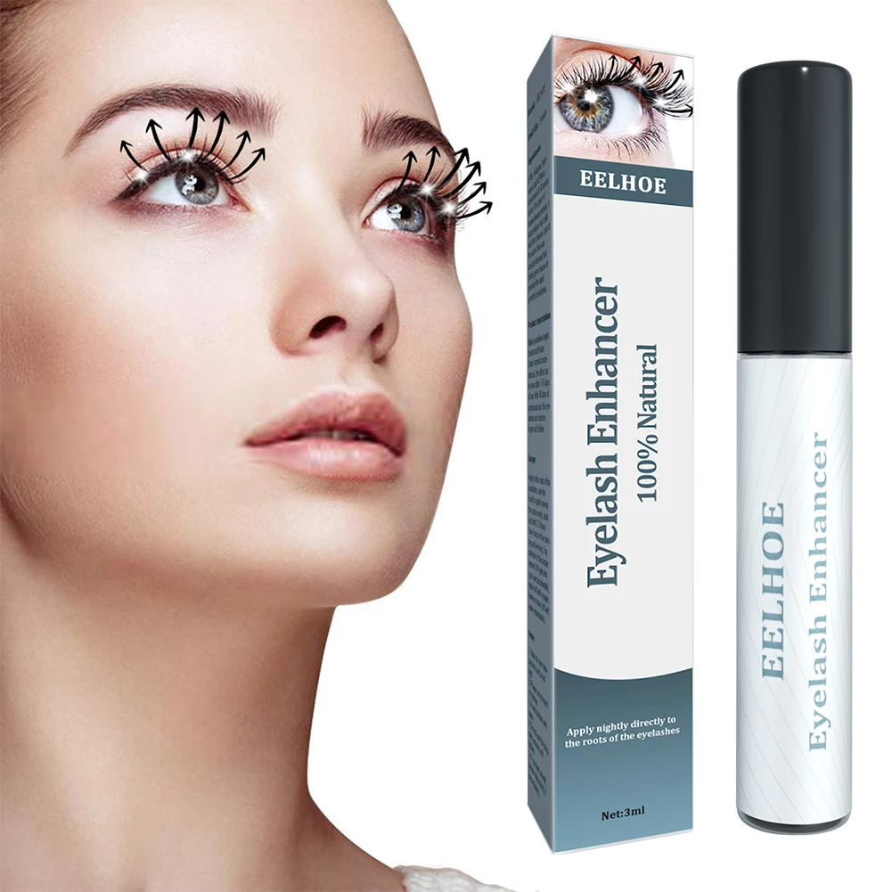 3ml Lash Serum Natural Curl Slender Thick Eyelash Growth Serum Eyelash Growth Solution for Longer Fuller Thicker Lashes