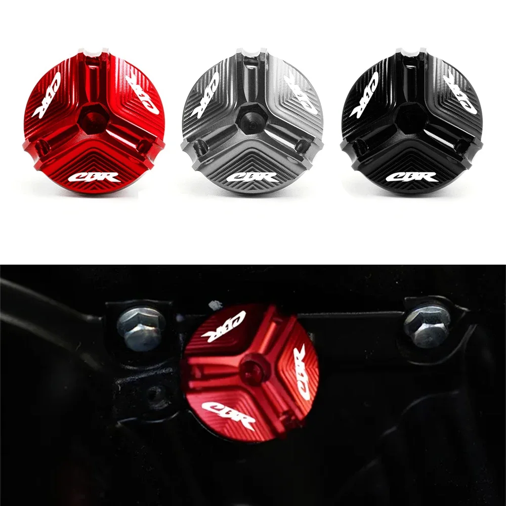 

For Honda CBR600RR CBR1000RR CBR250RR CBR 600 954 1000 RR CBR 650R 500R F2 F3 F4i Filler Cap Oil Filter Cap Accessories