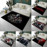 MBG233D Games R-Resident Evil Gamer Carpet Rug for Home Living Room Bedroom Sofa Doormat Decor Kids Play Area Rug Non-slip F4Fb
