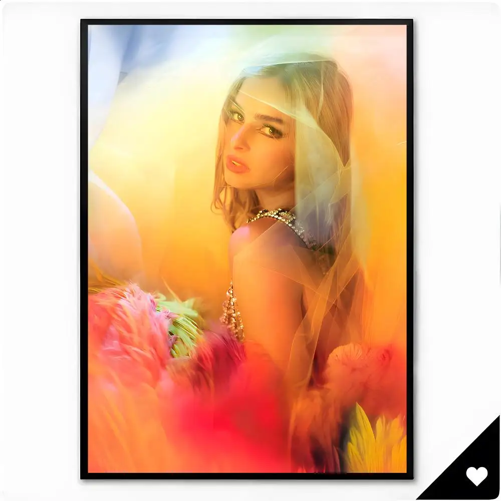 Influencer Social Addison Rae Poster Wall Art Painting for Living Room Interior Decor and Gift Options
