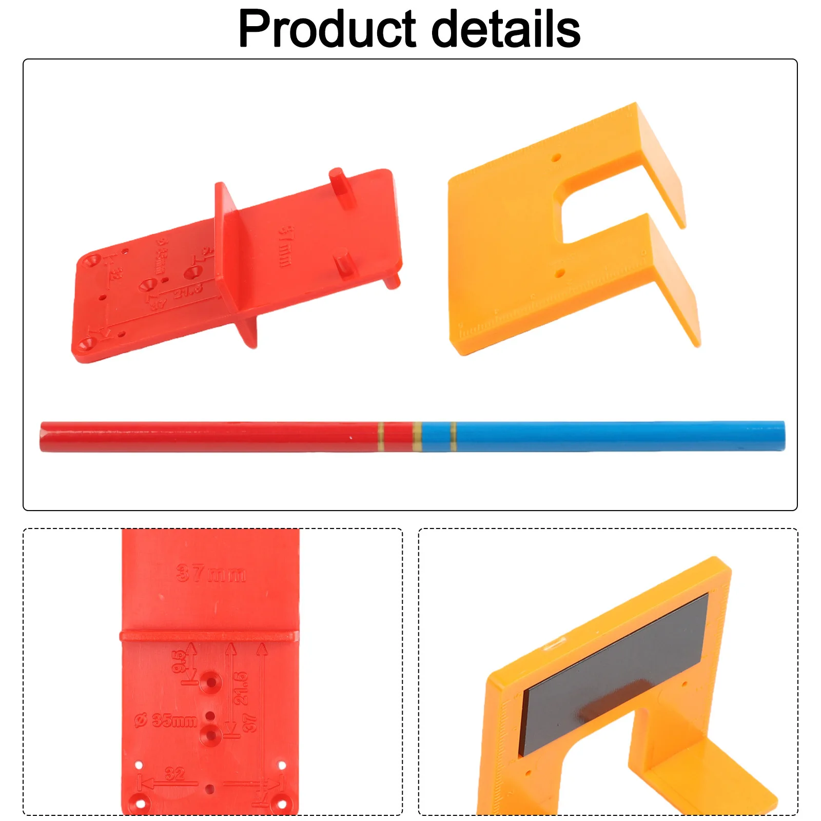 Professional Hinge Mounting Plate For Cabinet Door Alignment With Magnetic Positioning And 2mm Precision Setup