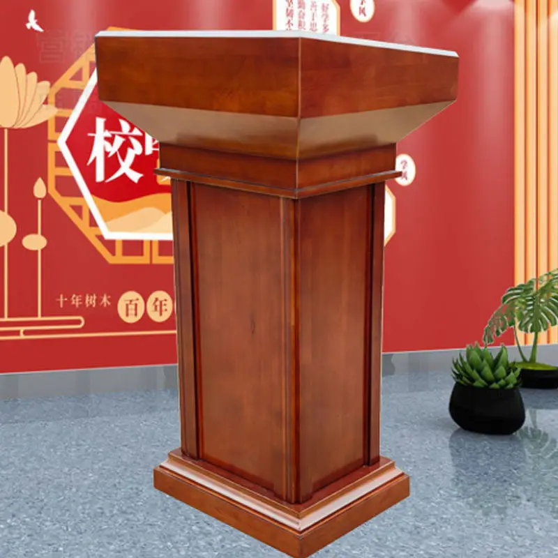 Solid Wood Reception Desks Training Conference Reception Reception Desks Promotion Staff Office Furniture Военное ДелоZY40JDT