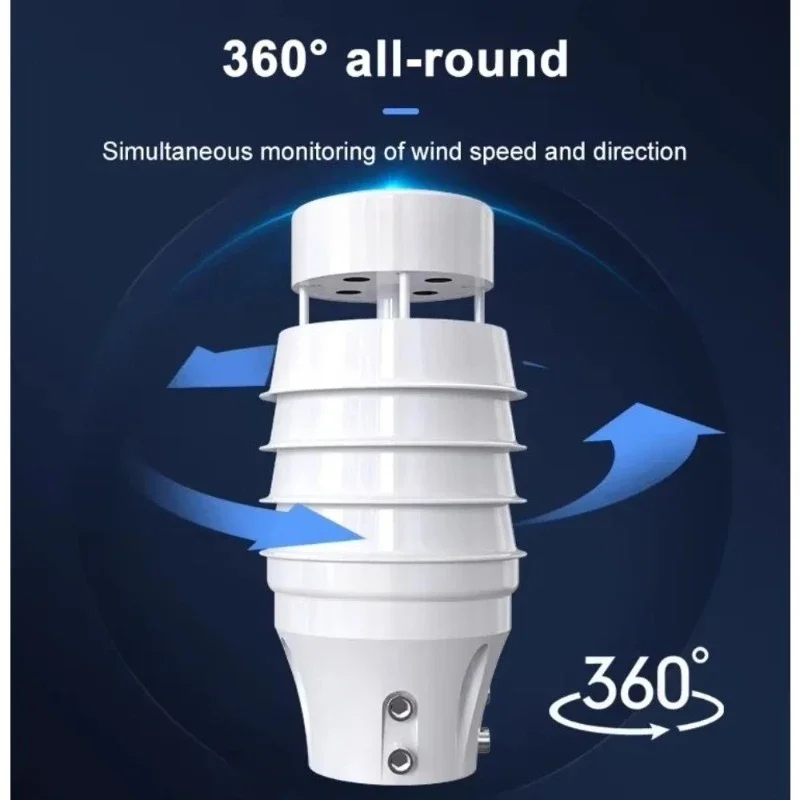 Outdoor Mini Weather Station Wind Speed Direction Sensor Ultrasonic Anemometer factory price