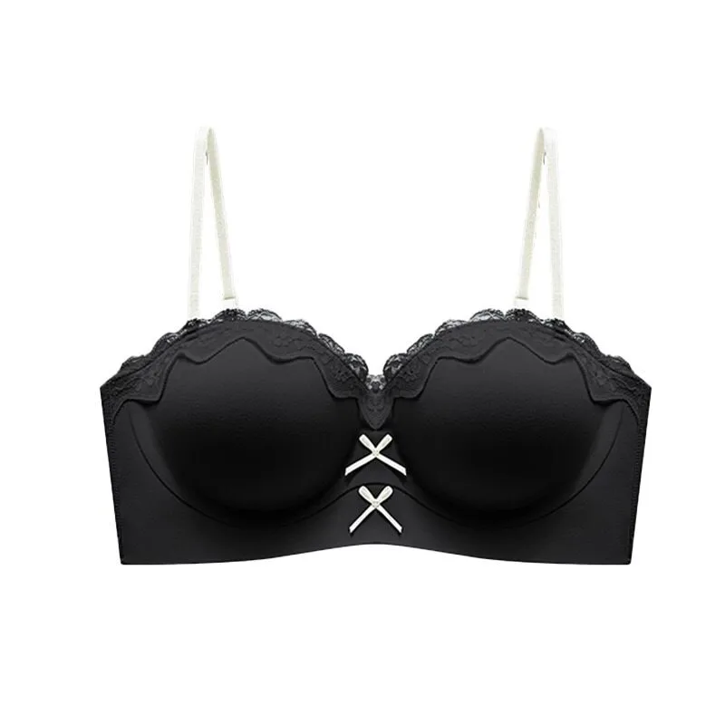 Sujetador Push-Up Sexy de Encaje para Mujer, con Efecto Lifting y Anti-Caída, Comodidad Diaria, Lencería de Moda, Tallas 32-38, Copas A-C