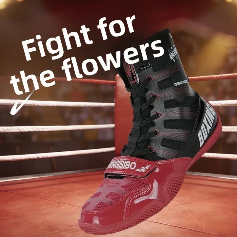 Professional Wrestling Shoes Men Women Breathable Boxing Shoes for Unisex Designer Fighting Boots Youth Brand Gym Training Shoe