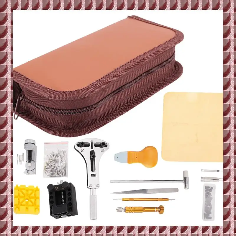 

Комплект для ремонта часов A95G, инструмент для замены батареи для часов, 149 шт., инструмент для ремонта ремешка для часов, набор инструментов для пружинной планки часов