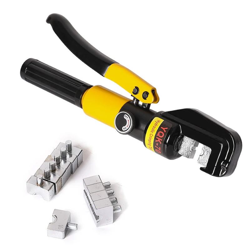 Hydraulic Crimping Tool Cable Lug Crimper Plier Hydraulic Compression Tool YQK-70 4-70mm 2 Pressure 5-6T ES and RU warehouse