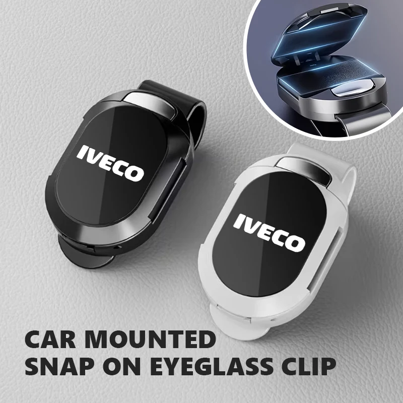 Soporte para Gafas de Sol para Coche IVECO, Clip de Almacenamiento para Gafas, Accesorios para Eurocargo ‌   S-Way T-Way Stralis ‌