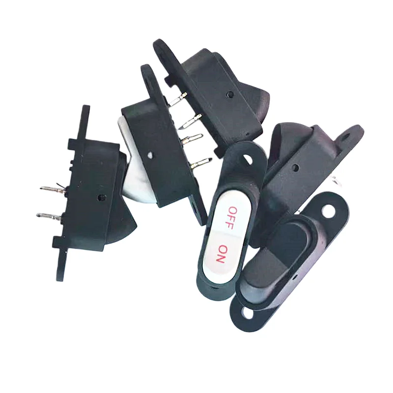 10 Stück Bootsschalter, 2-polig, 2-stufig, KCD1, 6A 250V, geeignet für Schalter in elektrischen Wok- und Reiskochern usw. – Detail 2