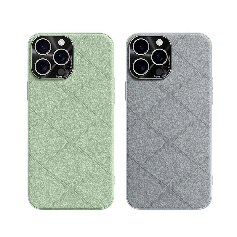 

Новый простой кожаный чехол для телефона с полным покрытием и защитой от падения для Apple16promax iPhone15/14/13/12/11pro, защитный чехол