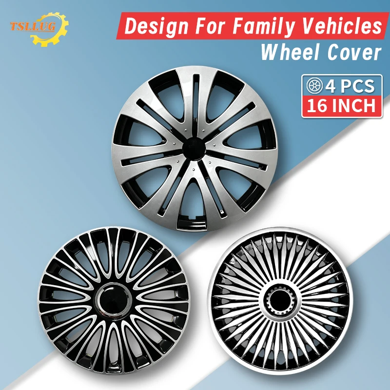

4 шт., 16-дюймовые колпаки на железных колесах, подходят для автомобилей Universa со стальными колесами, полная крышка обода, декоративные автомобильные аксессуары