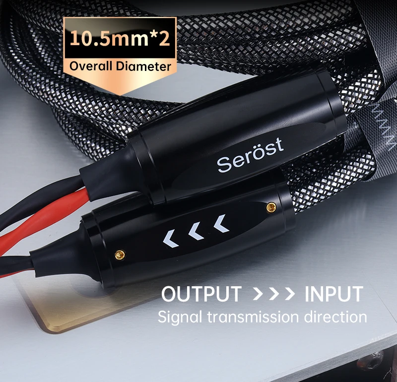 Serost Aurora Hi-END Lautsprecherkabel 6N OCC Graphene Kupfer MPS Arthur mit Bananen- oder Y-Stecker für HiFi-System-Verstärker – Detail 6