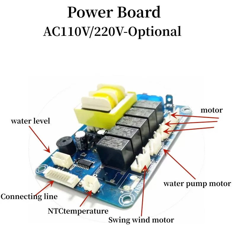 Cooler circuit control board Cooling equipment control PCBA Cooler control computer motherboard