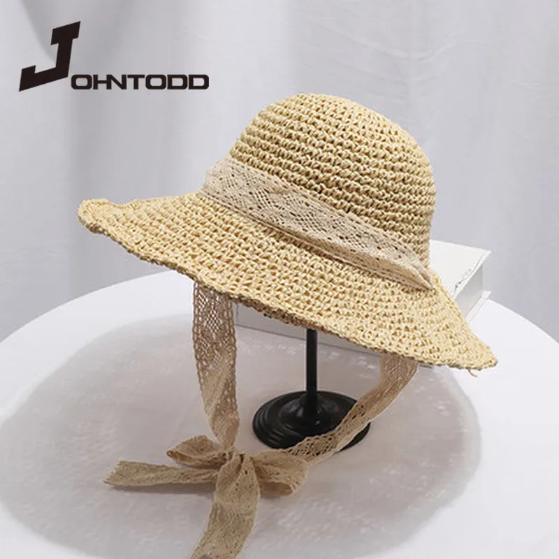 

Brand fashion Hat for Women Ladies Beach Floppy Straw Hat Panama Cap Uv Protection Summer Cap for Femaleat Travel Beach Travel