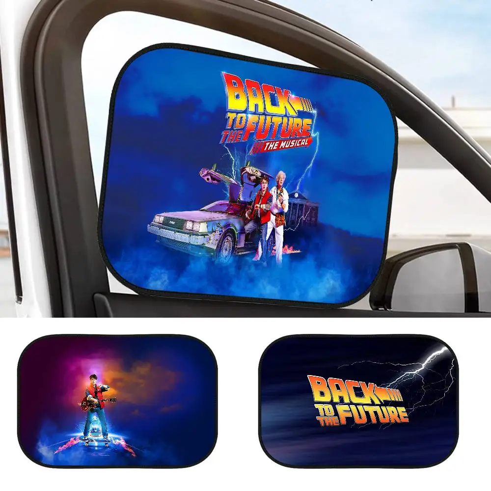 

B-back To The Future Car Electrostatic Film Side Window Sunshades Windshield Auto Window Sunshade Cover For Children Baby